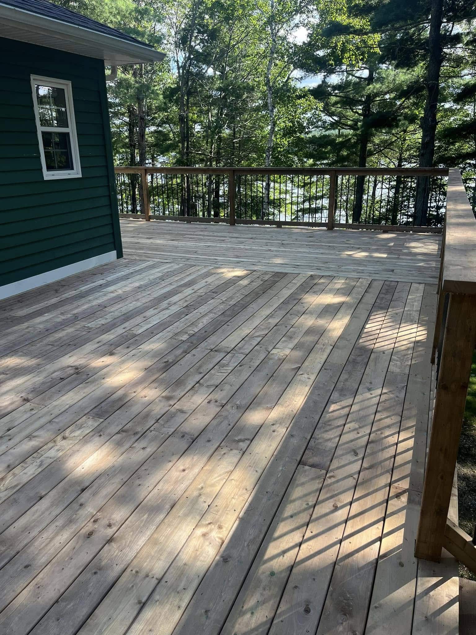 Decking Railing Wood deck 1